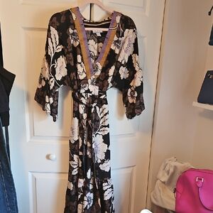 Sofia Jeans Floral Kimono Dress